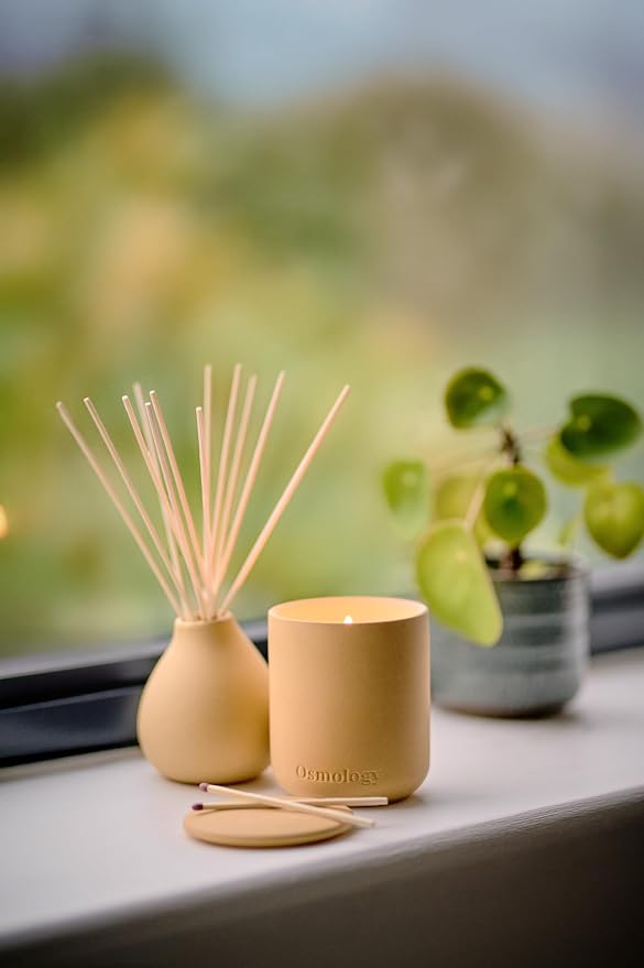 Mayan Vanilla Aromatherapy Candle – Vanilla, Coconut & Palo Santo Scented Candle, Plant-Based Wax, 9.8 oz, 50 Hour Burn Time, Warm & Tropical Candle