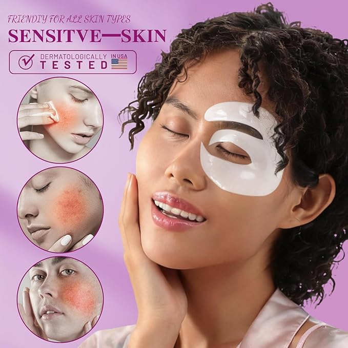 Under Eye Patches with Collagen, Eye Patches for Puffy Eyes and Dark Circles, 360° Under Eye Mask for Puffiness, Wrinkles, Fine Lines, Gifts for Women - Skin Care, 24 Pairs (White)