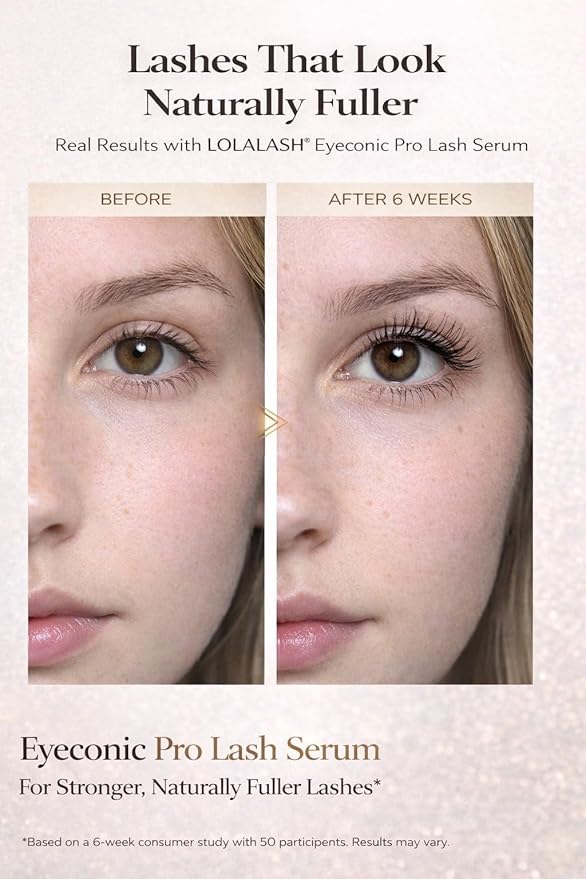 Eyelash Growth Serum | Peptide & Biotin Formula | Fuller, Longer Lashes | Gentle for Sensitive Eyes | 3ml