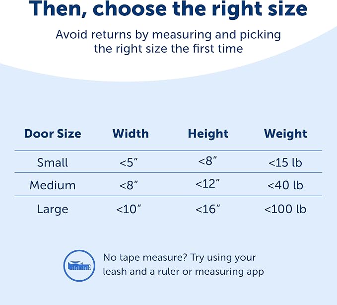 PetSafe Wall Entry Pet Door, Telescoping, Dogs up to 40 lb, Medium | Insulates Better Than Metal, Interior & Exterior Install, Weatherproof Double-Flap, DIY Telescoping Tunnel 4.75-7.25 in Walls