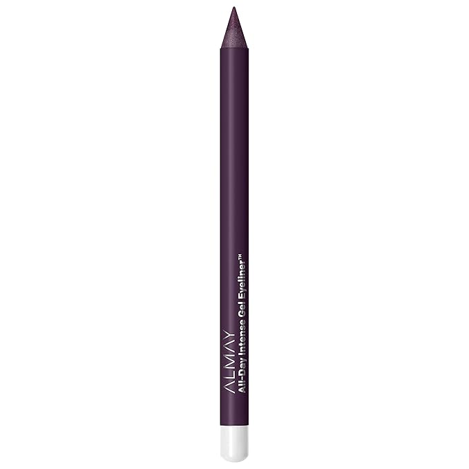 Almay All-Day Eyeliner Pencil, Hypoallergenic, Cruelty-Free, Oil-Free, Fragrance-Free, Ophthalmologist Tested, Long Wearing and Water Resistant (Packaging May Vary), 130 Pure Plum, 0.01 oz