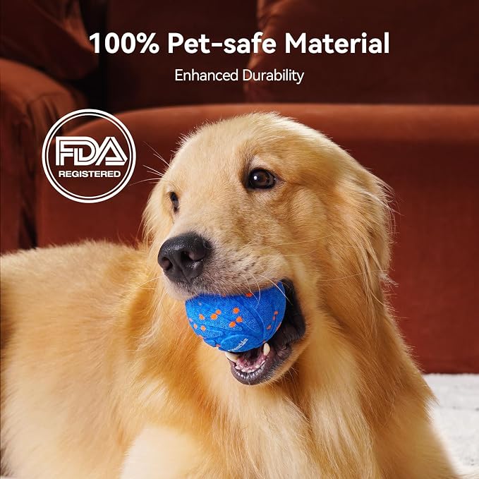 Cheerble Smart Interactive Dog Toy, Wicked Ball AIR, E-TPU Material | Automatic Moving, Bouncing, and Rotating, IPX7 Waterproof Rating, Active Rolling Ball for Puppy, Medium and Large Dogs