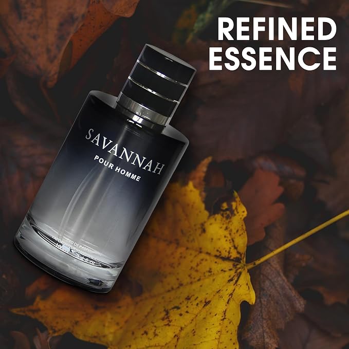 A CENTER Men's Cologne Gift Set Include Valentine Milano,Valentine,Choco Musk & Savannah - 3.4 Fl Oz Each | Vanilla Bourbon, Leather & Amber Floral Fragrance | Luxury Eau de Toilette
