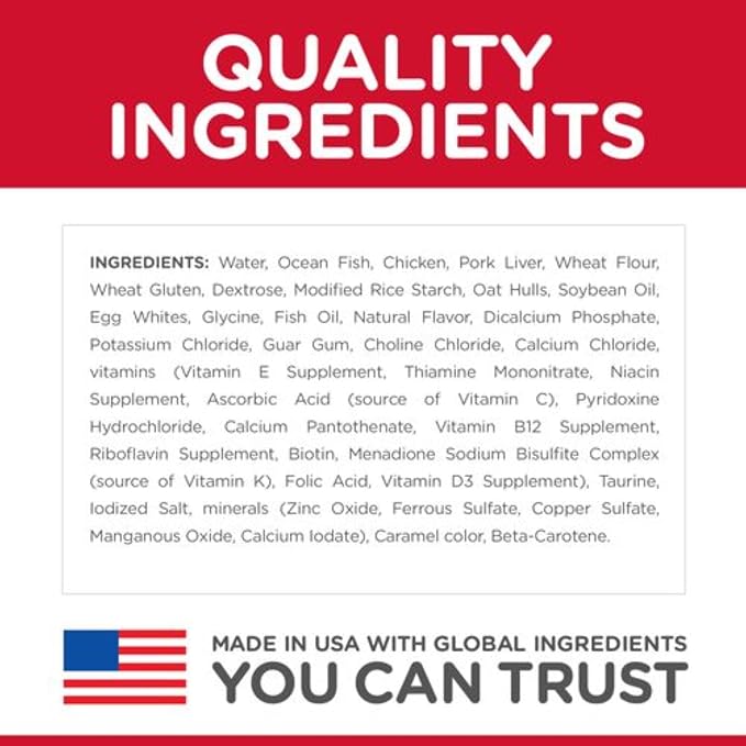 Hill's Science Diet Adult 1-6 Wet Cat Food | #1 Veterinarian Recommended, Ocean Fish Recipe, 5.5 oz. Cans, 24-Pack