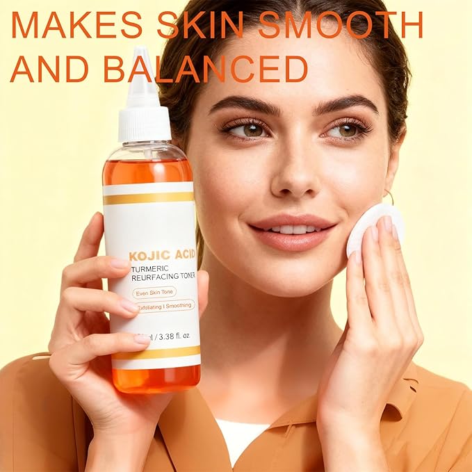A whitening and moisturizing Body Toner and exfoliating Product containing oleanolic Acid and Turmeric, which can Make The Skin Brighter, Smoother and More Comfortable. 8.45 FL. OZ. (01)
