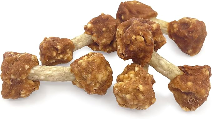 Pet 'n Shape Chik 'n Dumbbells: All-Natural, High-Protein Dog Treats; Limited Ingredient Chicken & Rice Chew for All Breeds, 32 Ounces | Premium chicken breast, Rice recipe, Limited ingredients, Wheat and soy free, Bite-sized snack, For all life stages