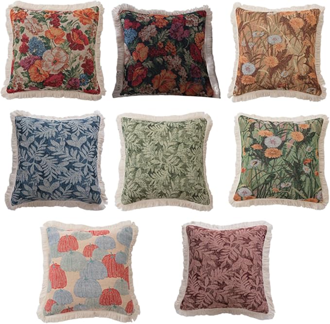 Household Pillow Covers with Insert Soft Faux Floral Protectors Covers for Outdoor Traveling Decoration Throw Pillow Cover with Insert
