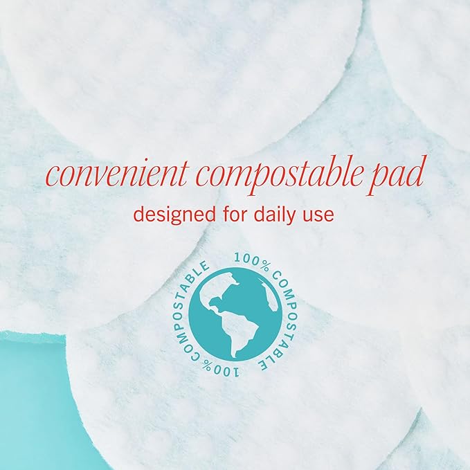 First Aid Beauty - Facial Radiance Pads with Glycolic & Lactic Acids, Daily Exfoliating Pads with AHA, Visibly Smaller Pores, Help Tone & Brighten Skin, One-Step Makeup Prep, Compostable, 90