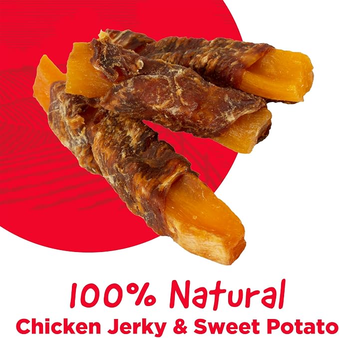 Country Kitchen Chicken & Sweet Potato Jerky Tender Dog Treats, 16 oz | Quality Ingredients Made with Real Chicken, High Protein, Low Fat, No Artificial Colors