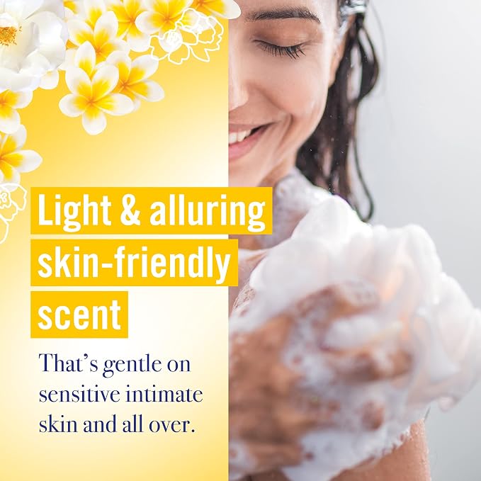 Vagisil Feminine Wash for Intimate Area Hygiene, Scentsitive Scents, pH Balanced and Gynecologist Tested, White Jasmine, 12 oz (Pack of 12)