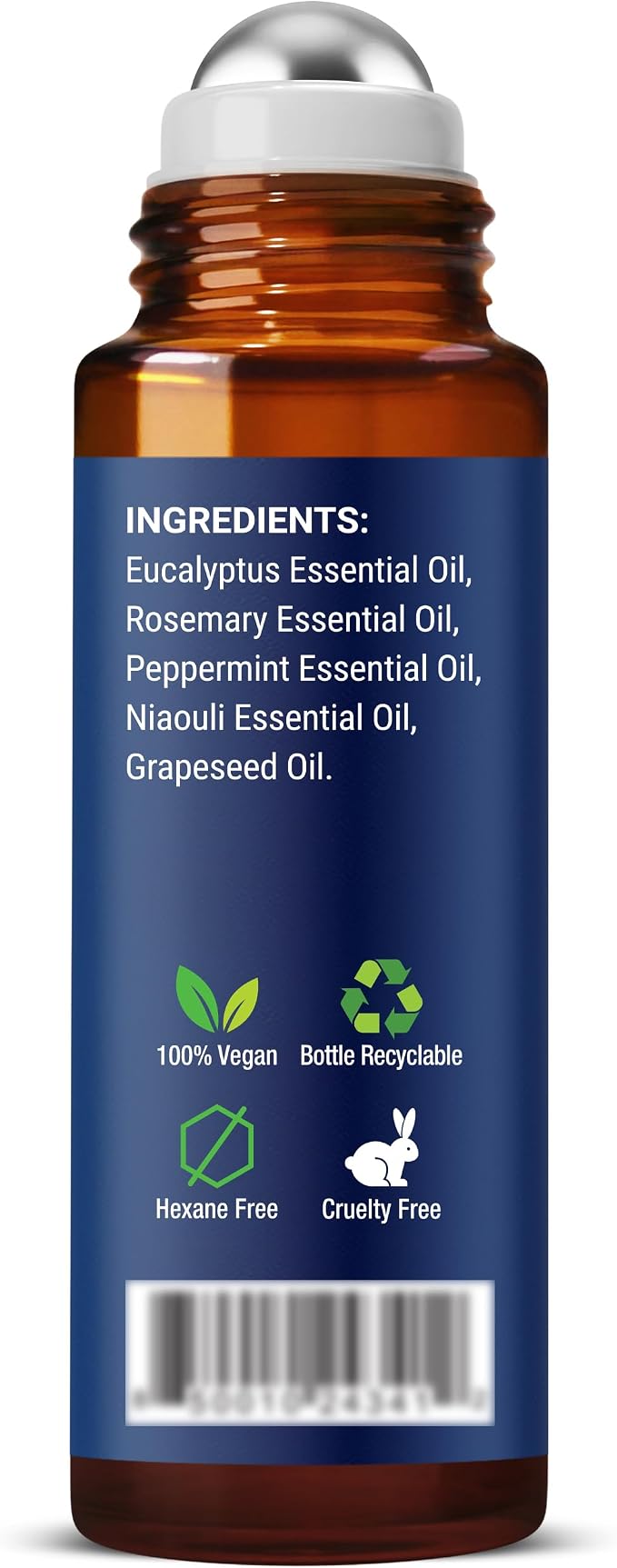 Clove Essential Oil Roll On 10 ml - Pre-Diluted Blend Roller for Skin, Teeth & Aromatherapy - Ready to Use - Made from Pure & Natural Oils - Nexon Botanics