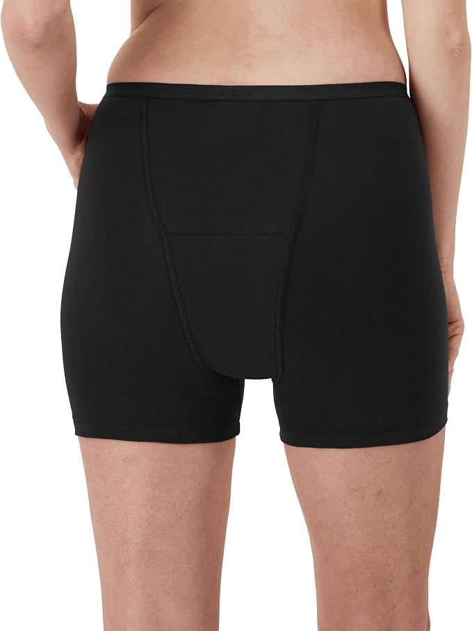 Hanes Women's Comfort, Period. Underwear, Bikini Period Underwear, Super Leaks Period Underwear, 3-pack