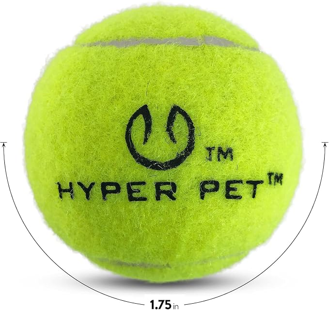Hyper Pet Mini Extra Small Tennis Balls for Dogs, 1.75 Inch, 4 Pack, Green