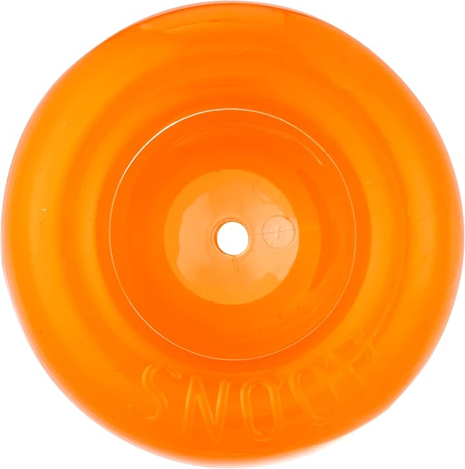 Outward Hound Snoop Interactive Treat Dispensing Dog Toy, Orange, 5" | Rolls & Bounces, Treat Stuffer, Puzzle Ball & Slow Feeder, Enrichment, Mint Scented, Easy Clean, No BPA, Medium to Large Dogs