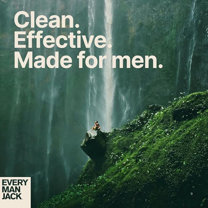 Every Man Jack Citrus + Eucalyptus Mens Body Wash for All Skin Types - Cleanse, Hydrate, and Smell Great - Free of Parabens, Phtalates, and Dyes - 33.8 fl oz (2 Pack)