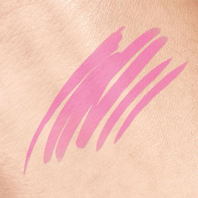 LaDot Temporary Tattoo Liner Pen – Fine Tip Waterproof Body Art Marker for Drawing Custom Skin Designs – Ideal for Temporary Tattoos, Festivals, Parties & More (Pink)