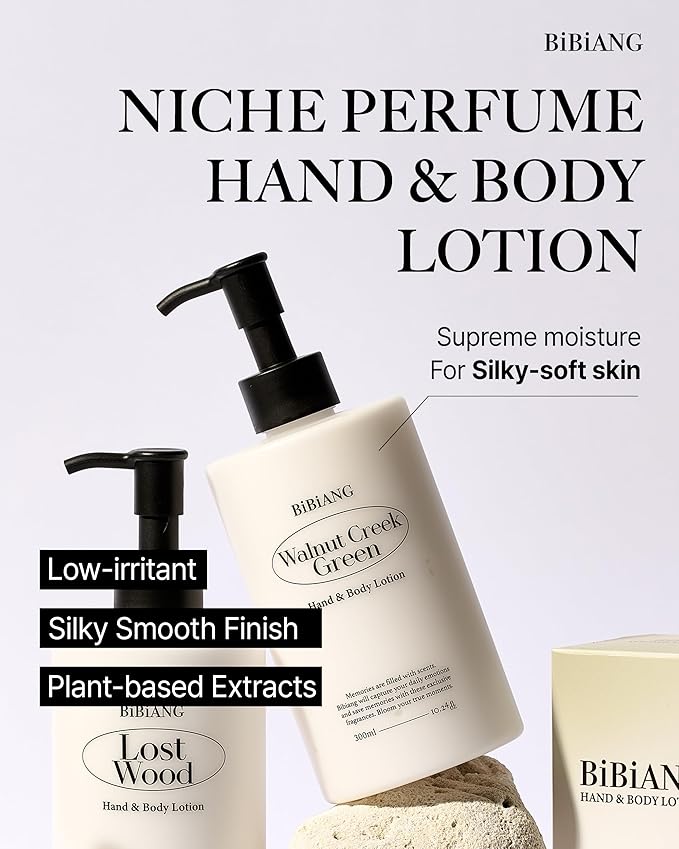 New York in Tilly Body Lotion - Korean Body Care for Moisturizing & Nourishment - Hydrating Body Care Formula with Floral Lily Scent, Shea Butter & Jojoba Oil - 10.82 fl.oz