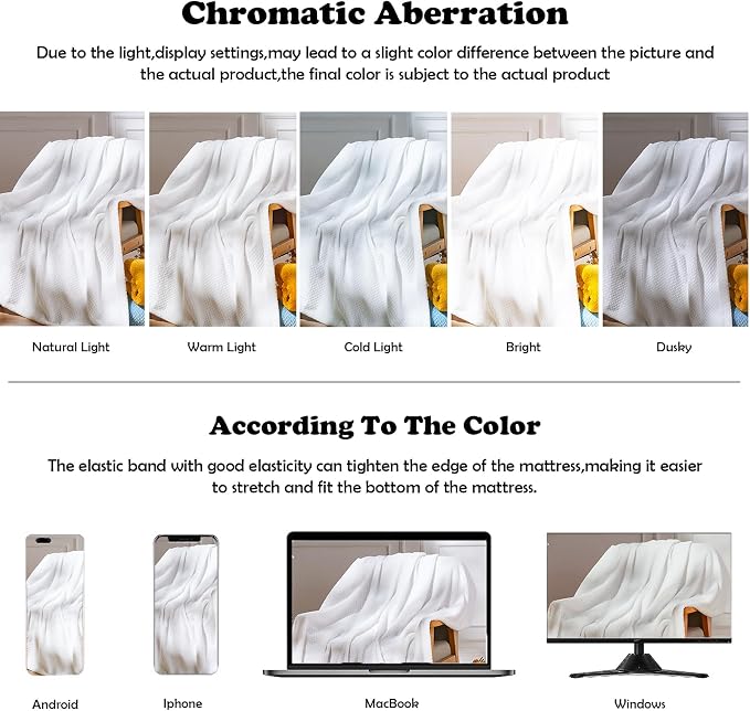 NEWCOSPLAY Fleece Leaves Pattern Twin Blanket, White, 60"x80" | Super Soft Throw Blanket, Lightweight Cozy Bed Sofa Blanket, Premium Silky Flannel Fleece, Travel Blanket for All Season Use
