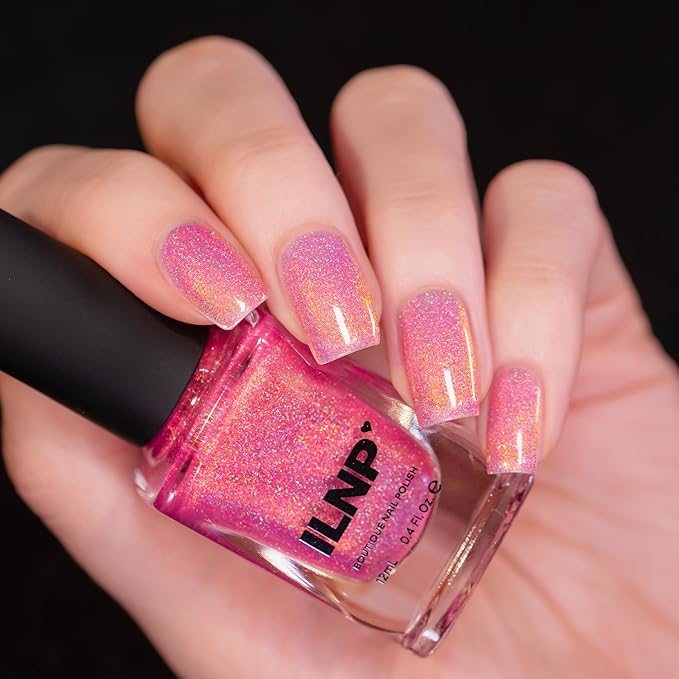 ILNP Sweet Tooth - Cotton Candy Pink Shimmer Nail Polish