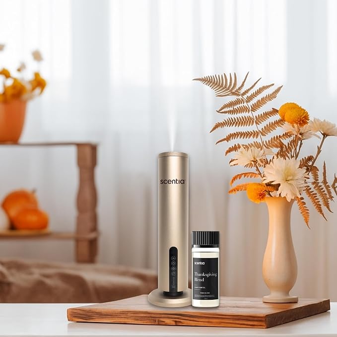 Scentia Thanksgiving Blend Essential Oil – 50 ml Holiday Aromatherapy with Cinnamon, Clove, Vanilla & Coconut | Fall Diffuser Oil for Home, Gifting, Candles & DIY Soaps