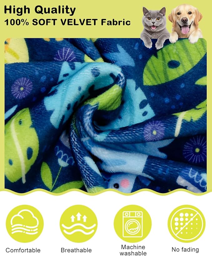 CuteBone Dinosaur Costume Dog Pajamas, Stretchy Spandex Crystal Velvet Sleepwear Coat for Small Dogs, Soft & Warm Pet Outfit Clothes for Cold Weather, Cozy Pullover Design COSP10-4XL