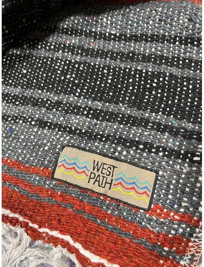 Open Road Goods Bulk Falsa Blankets - Handwoven Authentic Mexican Falsa - Great for Weddings, Yoga, Beach, Picnics, or Mexican Throw! (Rust, 15 Pack)