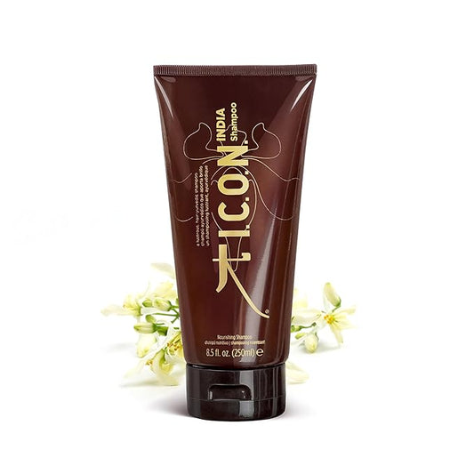 I.C.O.N. India Shampoo, Moisturizing & Revitalizing Shampoo for All Hair Types, Enhances Volume, Adds Softness and Shine, Professional Salon Quality Product, 8.5 oz