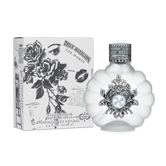 True Religion Eau De Parfum Spray for Women - Perfume for Women, Fruity & Floral Fragrance, EDT, Designer Scent for Her, Long Lasting - 3.4 fl oz (100 mL)
