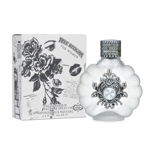 True Religion Eau De Parfum Spray for Women - Perfume for Women, Fruity & Floral Fragrance, EDT, Designer Scent for Her, Long Lasting - 3.4 fl oz (100 mL)