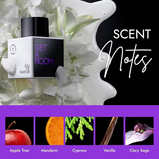 Confessions of a Rebel Get A Room EDP - Perfumes for Women - Eau De Parfum - Cologne for Men 20 ml / 0.67 fl. oz.
