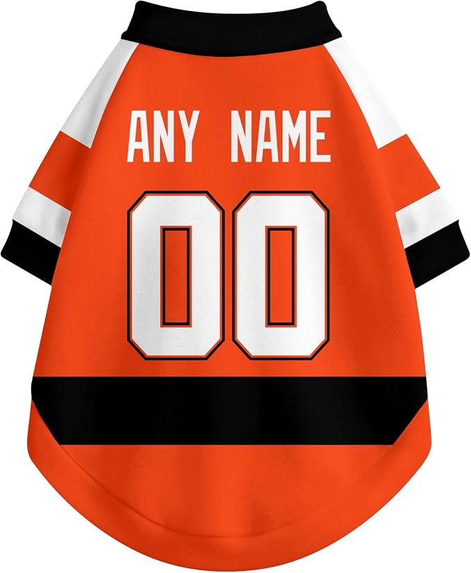 Philadelphia Dog Clothes Personalized Pet T Shirt for Dogs Gift | Custom Name Number Jersey Style Pet Shirt for Dog