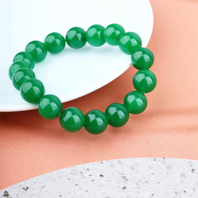 AD Beads Handmade Gemstone Stretch Elastic Bracelet Crystal Healing Reiki Nature's Beauty and Spiritual Essence Unisex