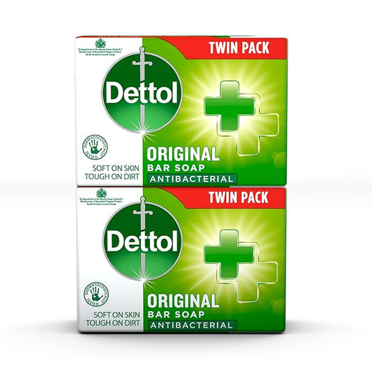 Dettol Anti Bacterial Original Soap 100g Twin Pack Dermatologically Tested
