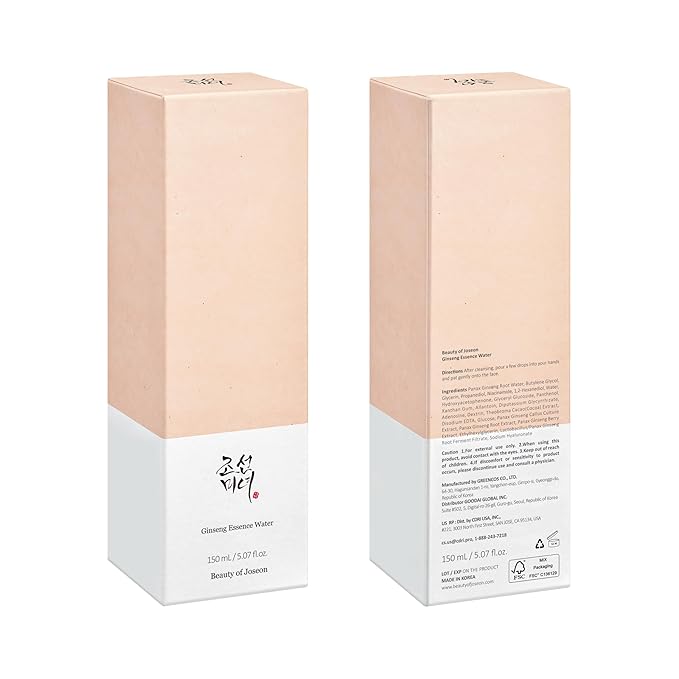 Beauty of Joseon Cleansing & Moisture Trio Ginseng Cleansing Oil Green Plum Cleanser Ginseng Essence Water Deep Cleansing and Hydration Korean Skincare