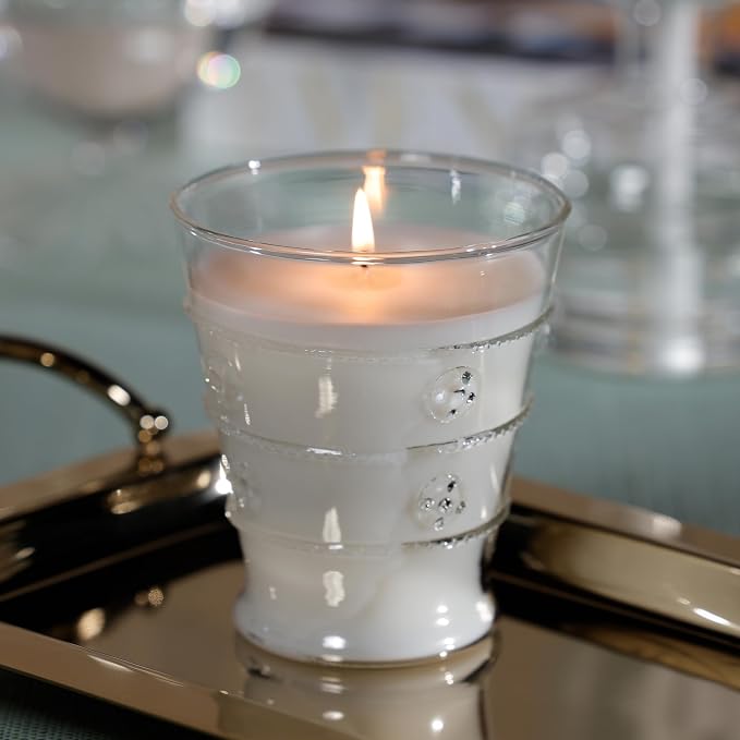 Zodax Grand Casablanca Glass Jar Scented Candle for Home Decor - Single-Wick Candle Ideal for Kitchen and Bathroom - Makes a Great Gift for Women and Men - Moroccan Peony - 8.3 Oz.