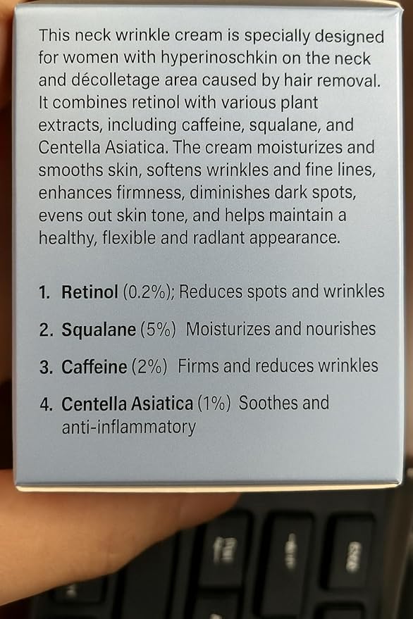 Tighten and Lift Neck Cream, Instant Face Lift Cream, 1.7 fl oz, Firming Fine lines, Loose & Sagging On Face, Decollete & Other Skin Areas