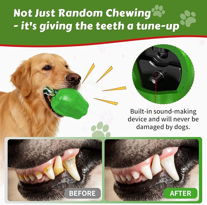 Tough Dog Chew Toys Indestructible Squeaky Toys for Aggressive Chewers Outdoor Swimming Interactive Tough Chew Toys for Medium and Large Dogs
