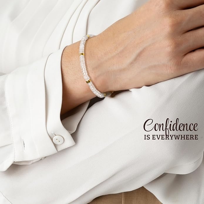 Inspirational Gifts Bracelets for Women: Valentines Mothers Day Birthday Gifts for Women Friends Sister Mom - Healing Natural Stone Beads Bracelets Thinking of you Get Well Soon Gift for Women
