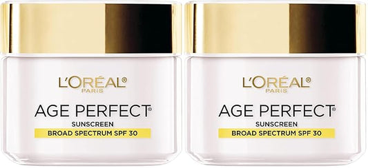 L'Oreal Paris Age Perfect Collagen Expert Anti-Aging Day Moisturizer 2.5 oz,(Pack of 2)