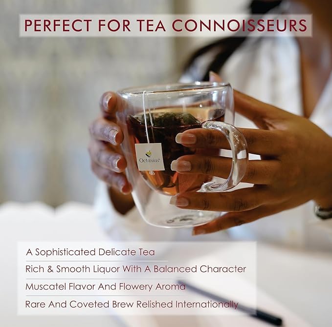 Octavius Classic Darjeeling Black Tea - 50 Teabags