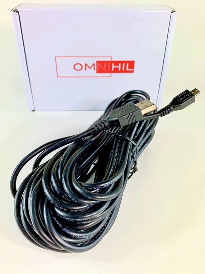 OMNIHIL 30 Feet Long High Speed USB 2.0 Cable Compatible with Renpho Body Composition Scale Model: ES-BR003