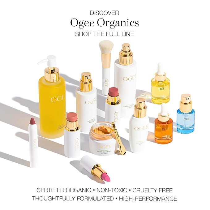 Ogee Full Bloom Sculpted Lipstick (Zuri - Modern Magenta) - Long Lasting Organic Lipstick with Jojoba Oil & Micro Hyaluronic Acid - 70% Organic Ingredients & Made in USA