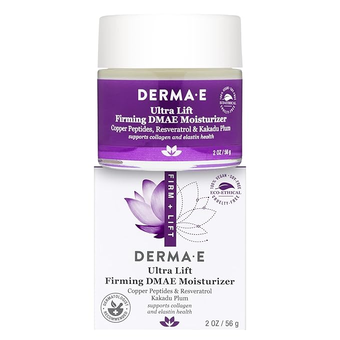 DERMA-E Firm + lift , DMAE Moisturizer Alpha Lipoic Acid & C-Ester, 2oz
