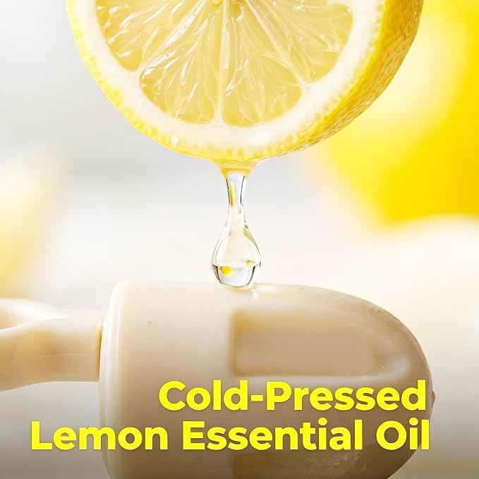 Lemon Aroma Clip for Nose Offers a Light and Bright Citrus Scent Experience, Designed for Daily Use During Morning Routines, Work, Commuting, or Other Everyday Activities (2 Pack)