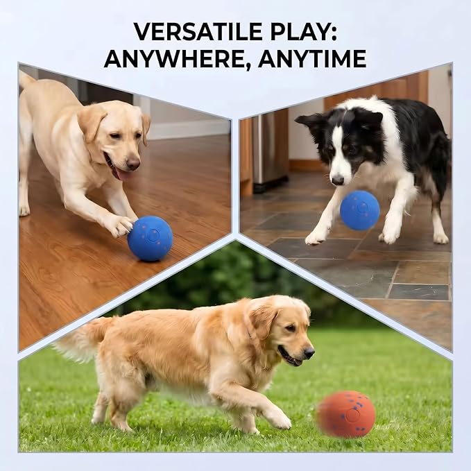 Smart Interactive Dog Bouncing Ball, Automatic Moving Dog Ball