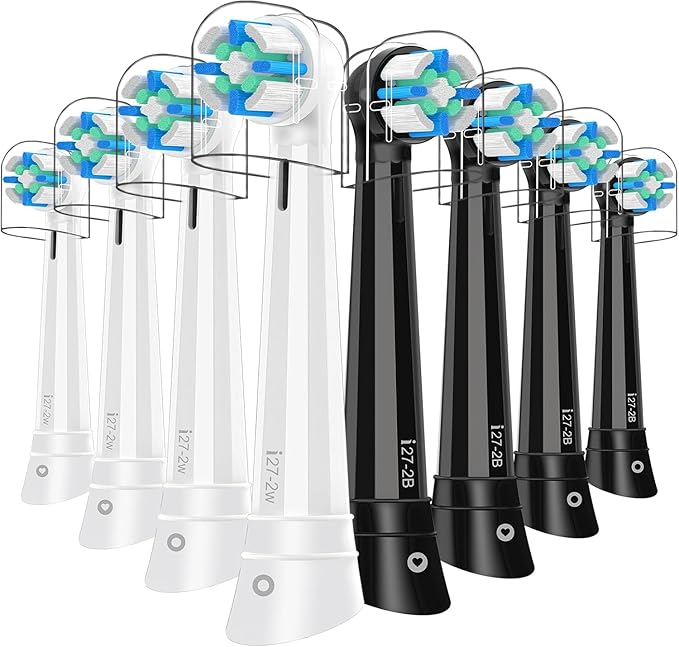 iO Replacement Heads Compatible with Oral b iO 2/3/4/5/6/7/8/9/10 Series Electric Toothbrush,Gum Care Toothbrush Head Compatible with Oral b iO Replacement Heads