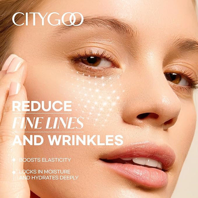 CITYGOO Retinol Eye Stick Hydrating: Dark Circle & Puffiness Balm with Retinol & Collagen - Anti Aging Wrinkle Cream For Women - Travel Friendly and Korean Skin Care (Retinol 10G)