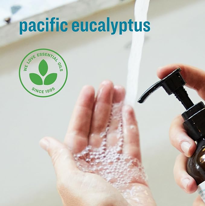 Everyone Liquid Hand Soap, 12.75 Ounce (Pack of 3), Pacific Eucalyptus, made with Essential Oils for kitchen and bathroom
