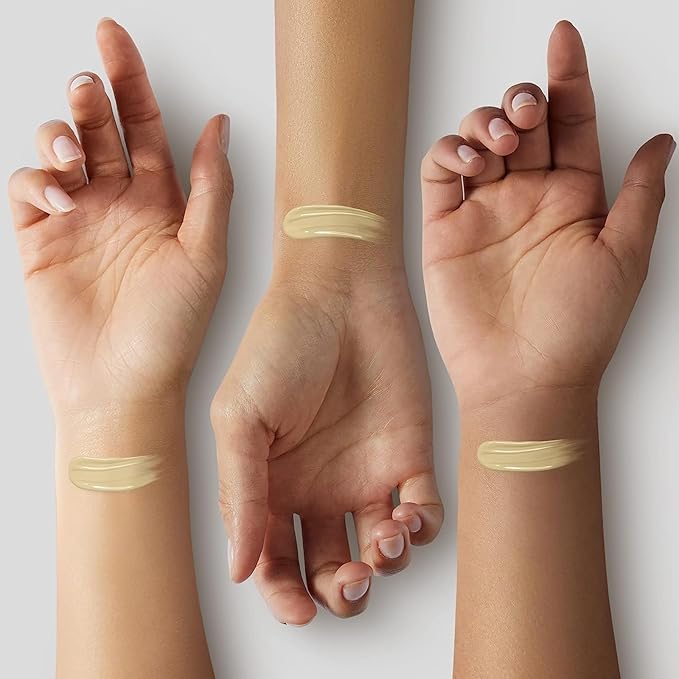Color Changing Medium/Light 4 in 1 Hydrating full coverage concealer Foundation makeup Liquid-Longwearing & Waterproof- with SPF 50
