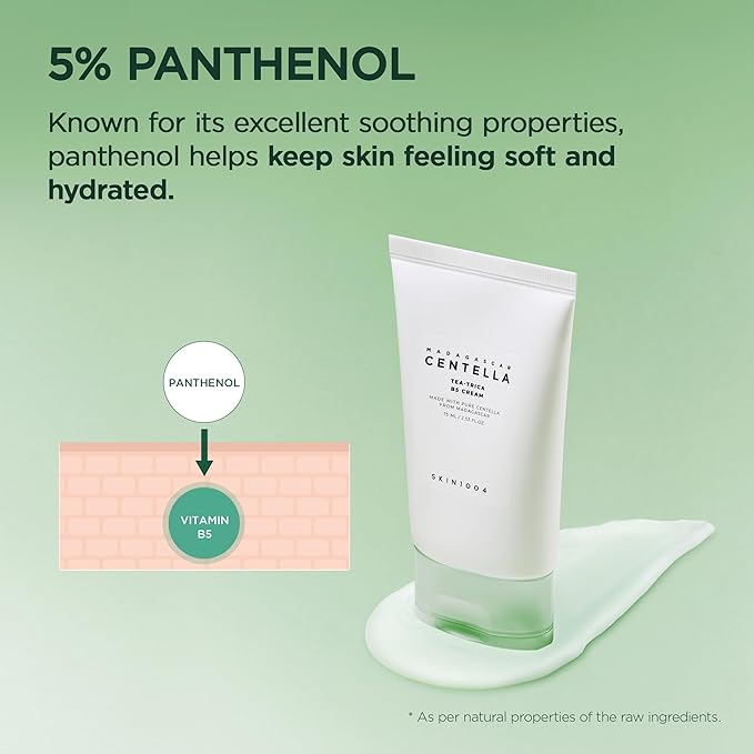 SKIN1004 Tea-Trica B5 Cream, Valentine Gifts, Korean Face Gel Moisturizer with Panthenol B5, Soothing & Hydrating Face Cream with Tea Tree & Madagascar Centella, Korean Skin Care 2.54 fl.oz / 75ml